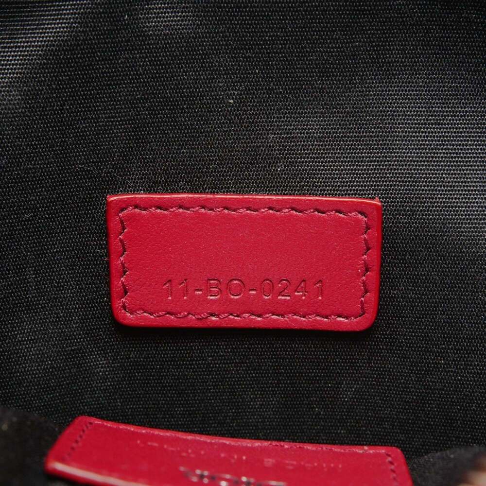 CHRISTIAN DIOR Red Leather Trotter Shoulder Bag - Picture 10 of 13